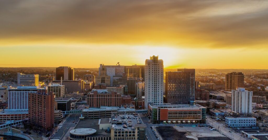 Rochester, NH skyline