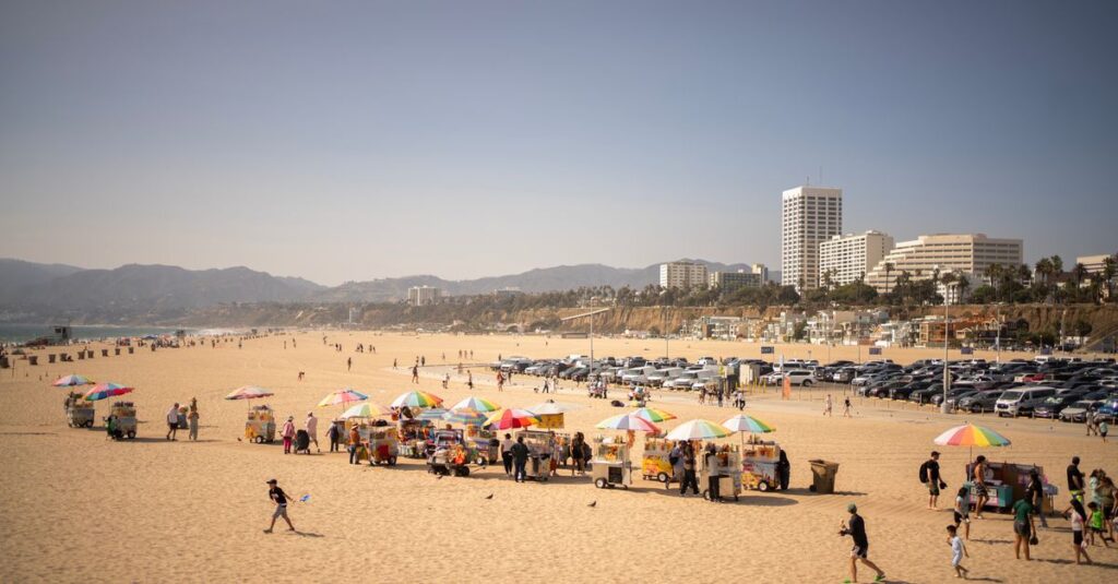 Santa Monica, CA skyline