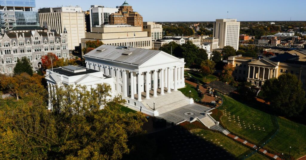 University of Virginia, VA skyline