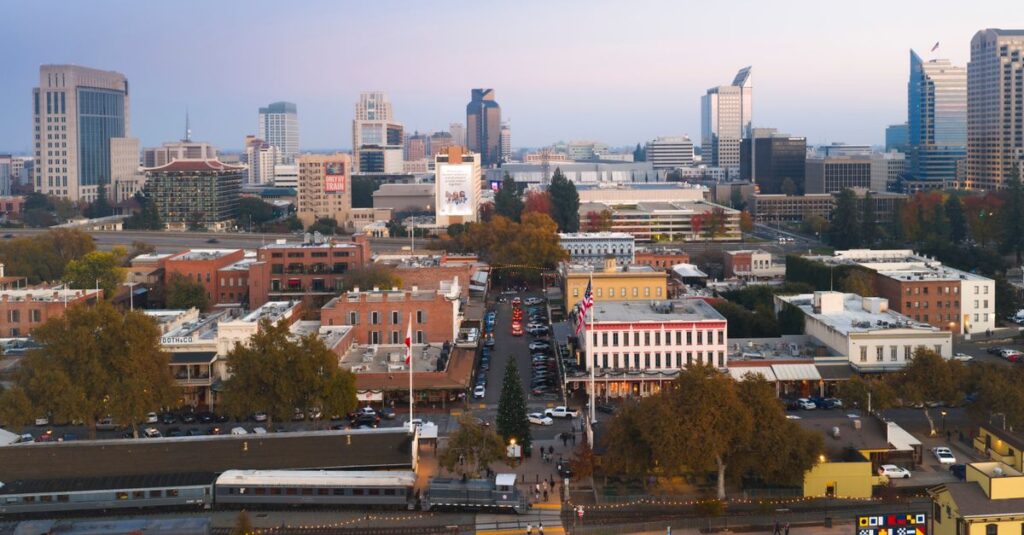 Commerce City, CO skyline