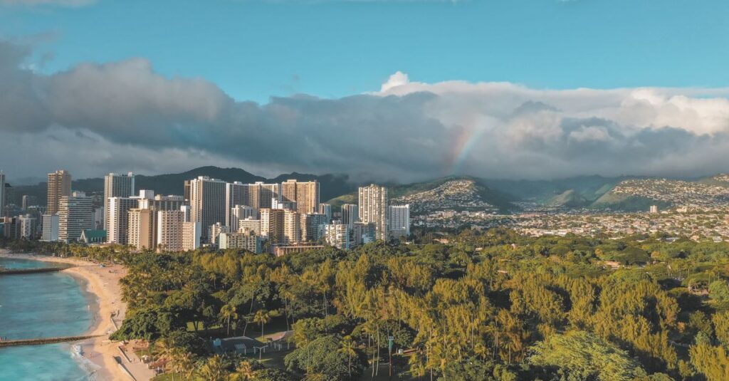 Hawaii skyline