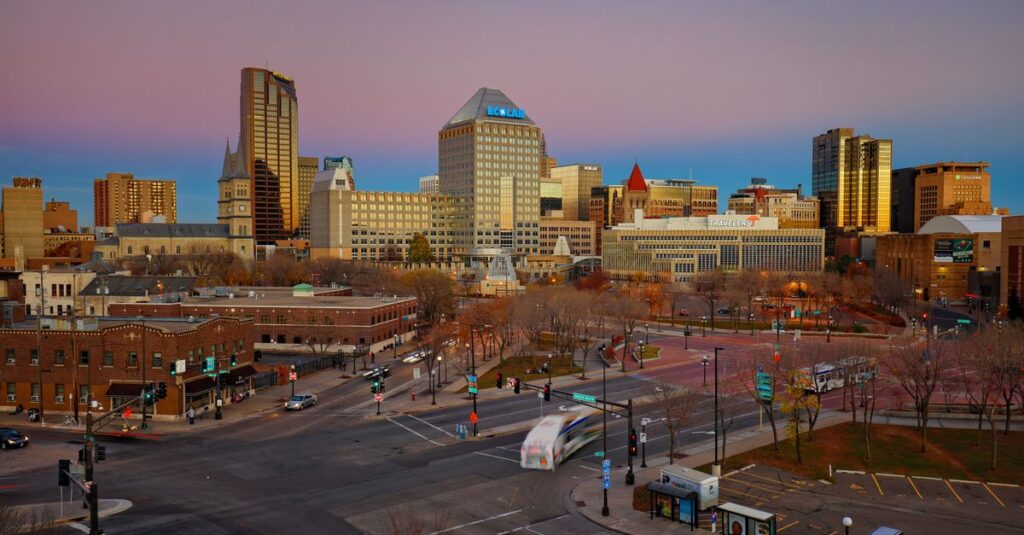 East Saint Louis, IL skyline